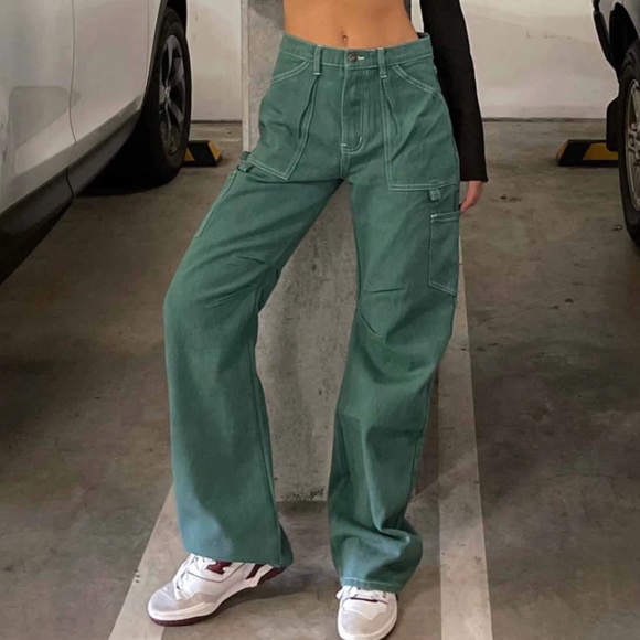 Lioness Pants - Miami vice pants green